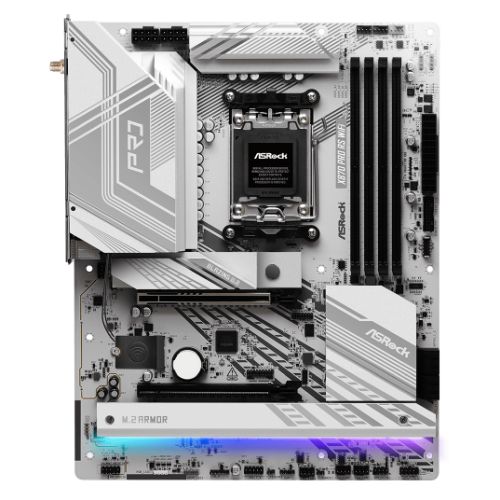 ASRock X870 PRO RS WiFi 7 AM5 ATX Motherboard DDR5 PCIe 5.0 USB4 ASRock X870 PRO RS WiFi 7 AM5 ATX Motherboard DDR5 PCIe 5.0 USB4